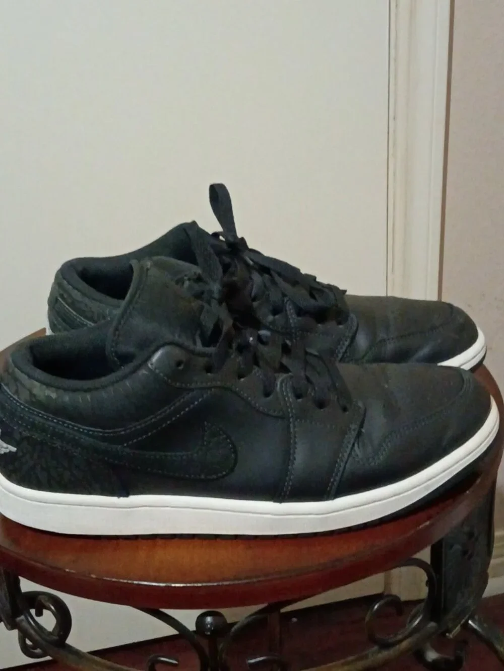 Men's Air Jordan 1 SE Low - Black Elephant FB9907-001 - Size 9.5